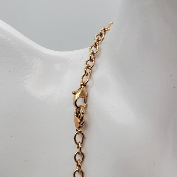 Midas touch gold tone chain necklace N1532 - Picture 3 of 4
